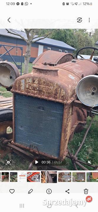 Traktor zabytkowy FORDSON N F I E27N Gniewkowo