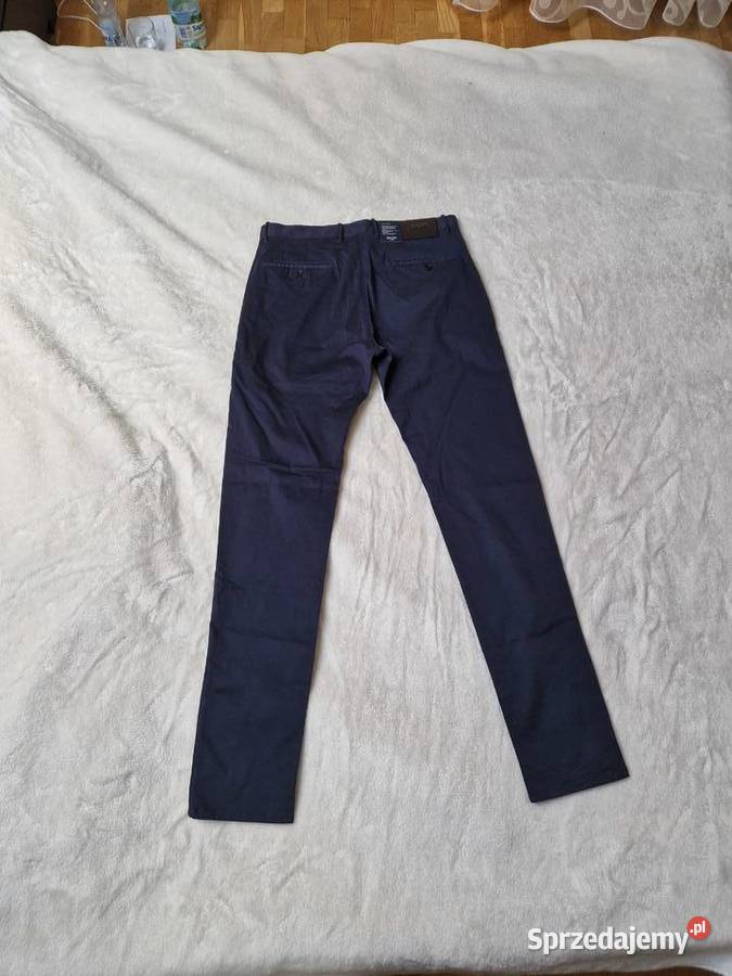 Nowe granatowe spodnie męskie chinosy Joop Jeans Rozmiar M