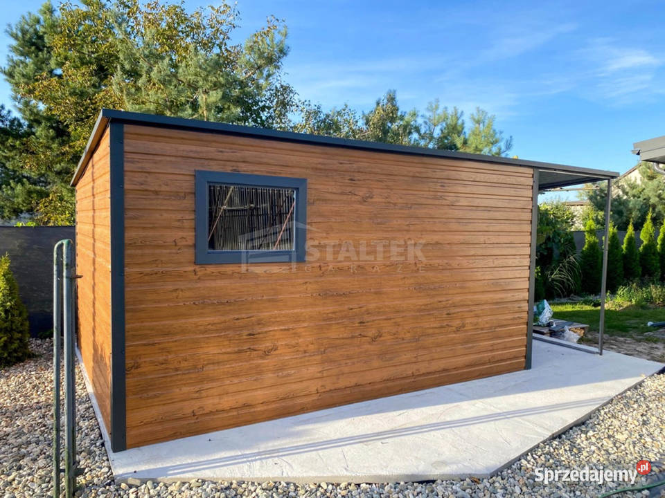 Schowek Domek ogrodowy 4x2m wiata 15m drzwi okno pomorskie Gdynia
