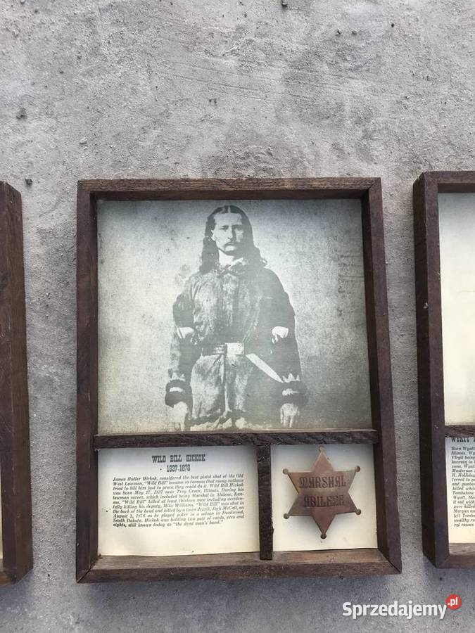 Bohaterowie Dzikiego Zachodu pamiątka z USA Kosianka-Trojanówka