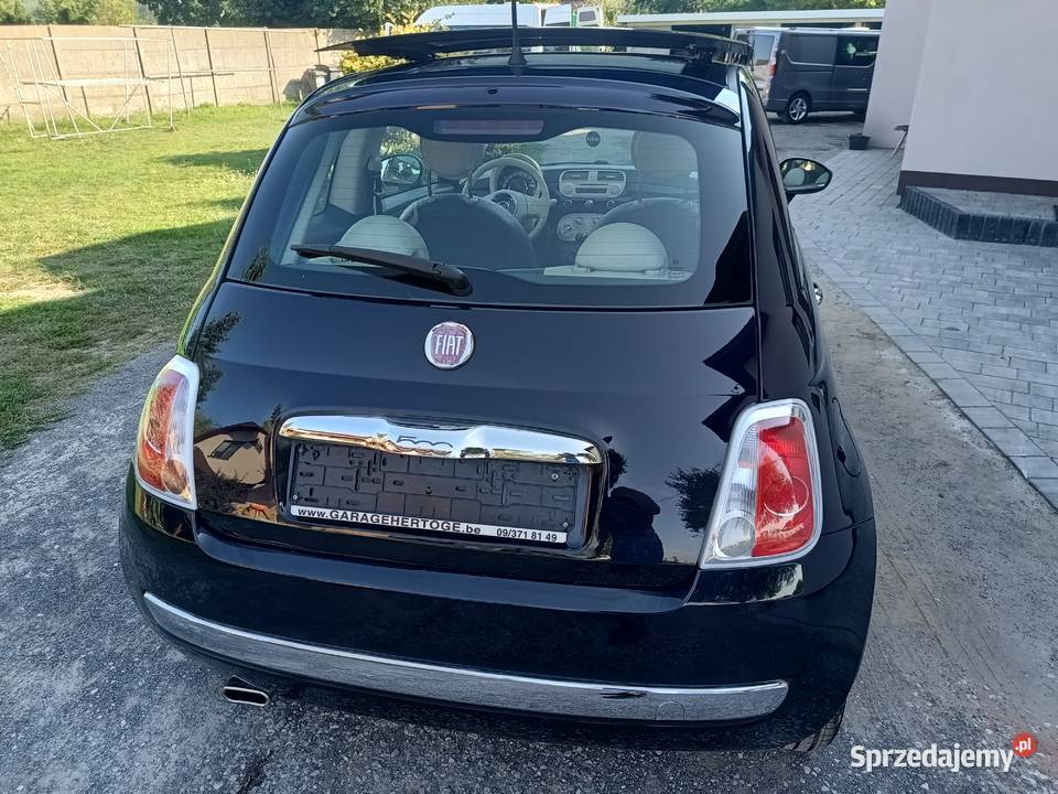 Fiat 500 turbo 900cc SZYBER DACH bluetooth Podkonice Miejskie