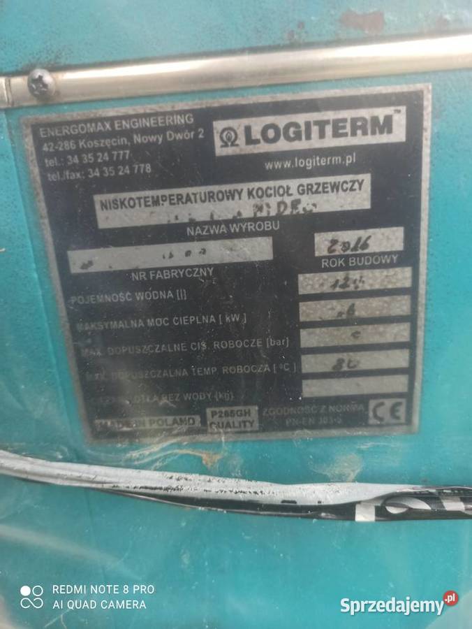 Sprzedam piec na ekogroszek z podajnikiem Czarny Las