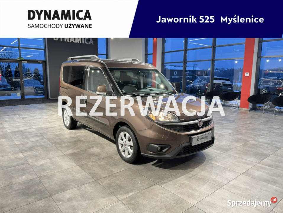 Fiat Doblo VAT 23 Easy 16MultiJet 120 M6 2018 r Myślenice
