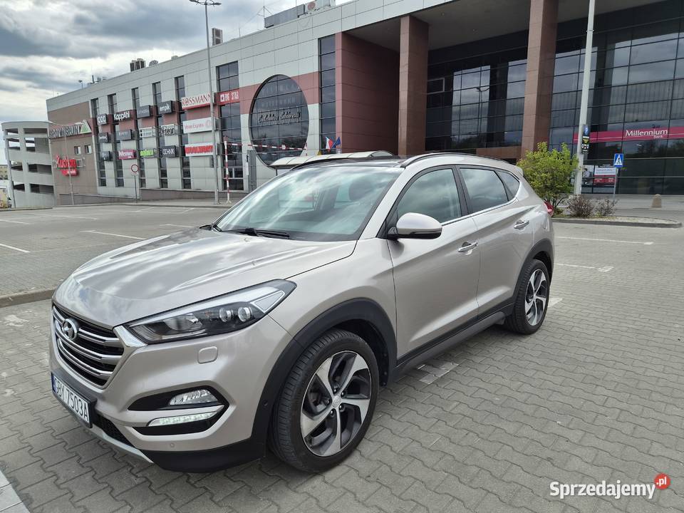 Hyundai Tucson III 16 TGDI 4x4 Automat 2016 automatyczna Samochody osobowe