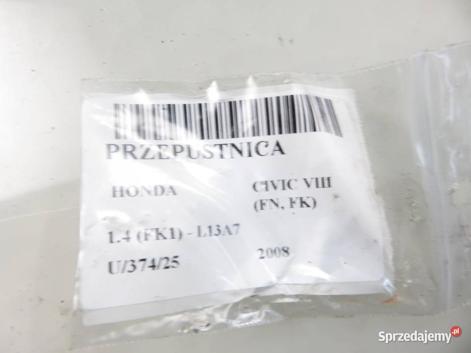 PRZEPUSTNICA HONDA CIVIC VIII 14 L13A7 GMA7A osobowe Przepustnice
