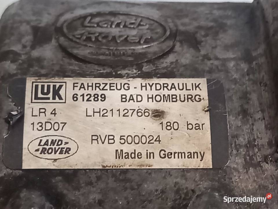 LAND ROVER DISCOVERY 27 D 276DT 190 08r pompa osobowe Drążki stabilizatora
