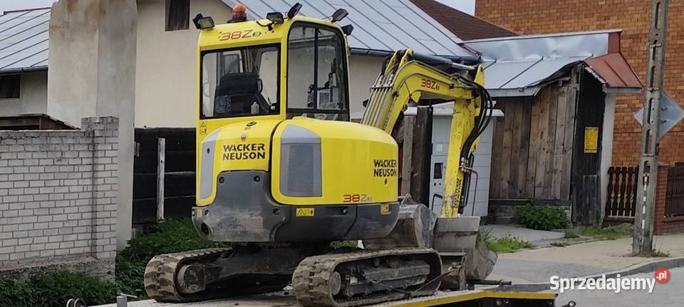 Wynajem Minikoparki o wadze 37 tony Motoryzacja Gościeradów Ukazowy