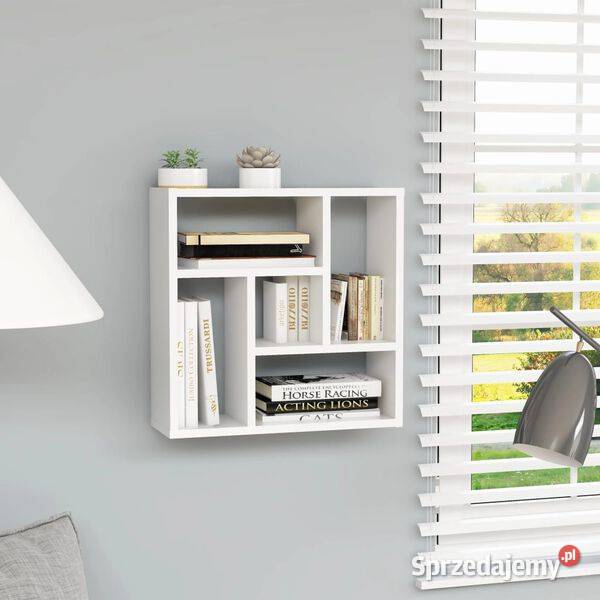 vidaXL Półka ścienna biała 451x16x451 SKU802948 Warszawa