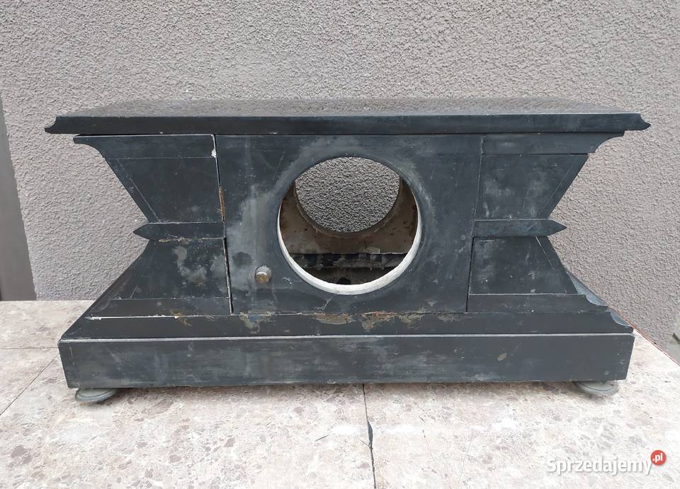 S114 Obudowa marmur starego zegara kominkowego Antyki Tczew