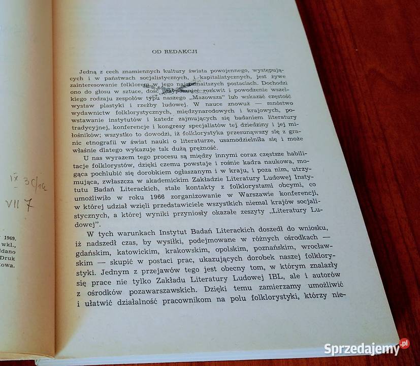Studia folklorystyczne W świecie pieśni i bajki Rok wydania 1969 Gdańsk