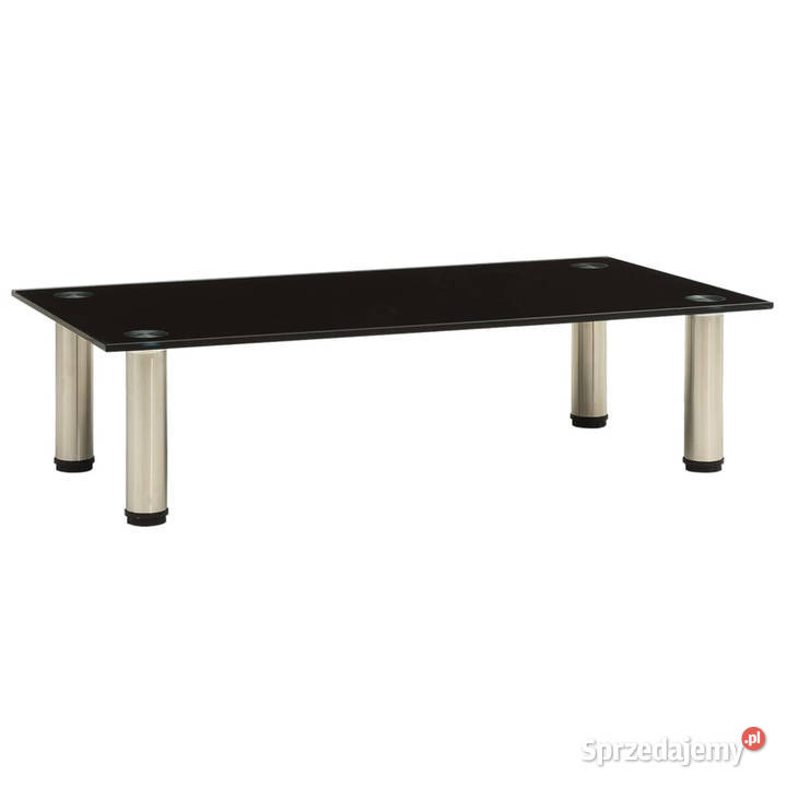 Stojak pod TV czarny 60x35x17 szkło hartowane mazowieckie Warszawa