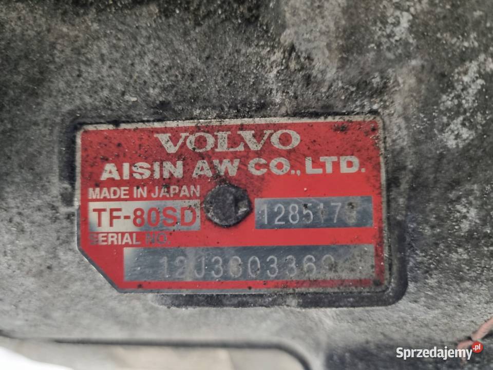 AUTOMATYCZNA SKRZYNIA BIEGÓW Volvo V70 III S80 Chełm sprzedam