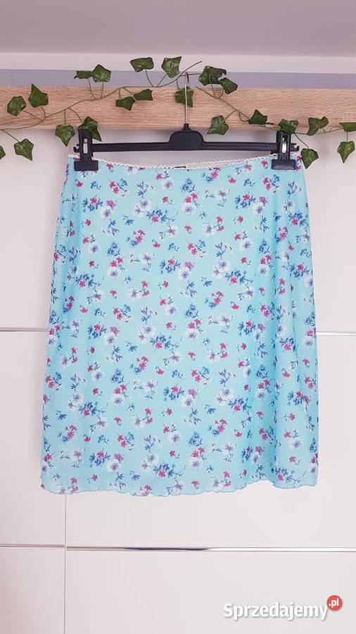 Spódnica Niebieska Kwiatuszki Chybie