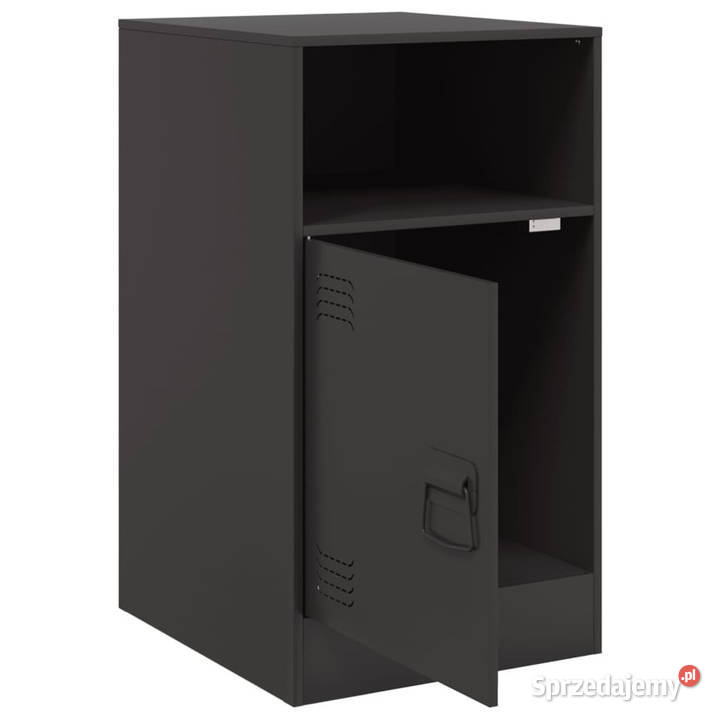 Szafka nocna czarna 345x39x62 stal WM841763 Warszawa