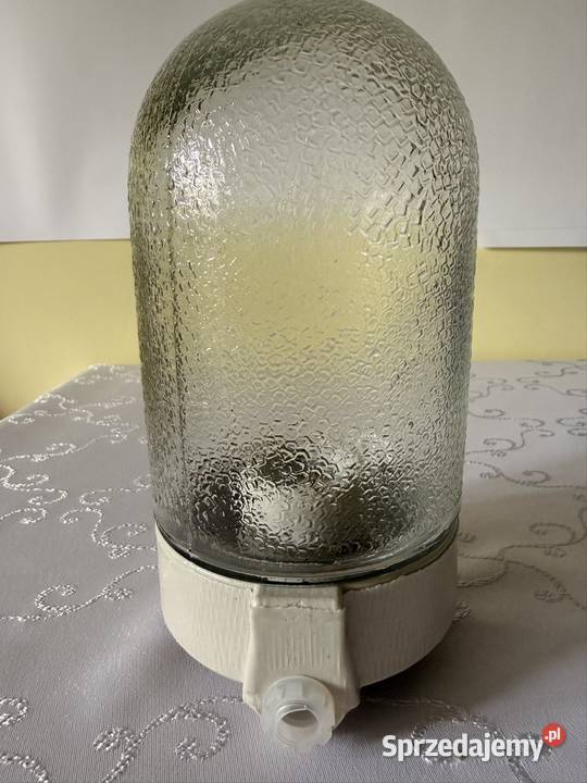 Lampa PRL Industrialna Oprawa lata 7080 Polam