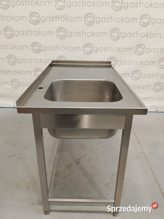 STÓŁ ZE ZLEWEM L 130X70X85 RANT TP Gastronomia dolnośląskie Wrocław