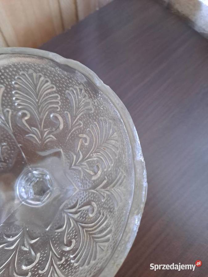 Cukiernica kryształowa na nóżce Dąbrowa Górnicza