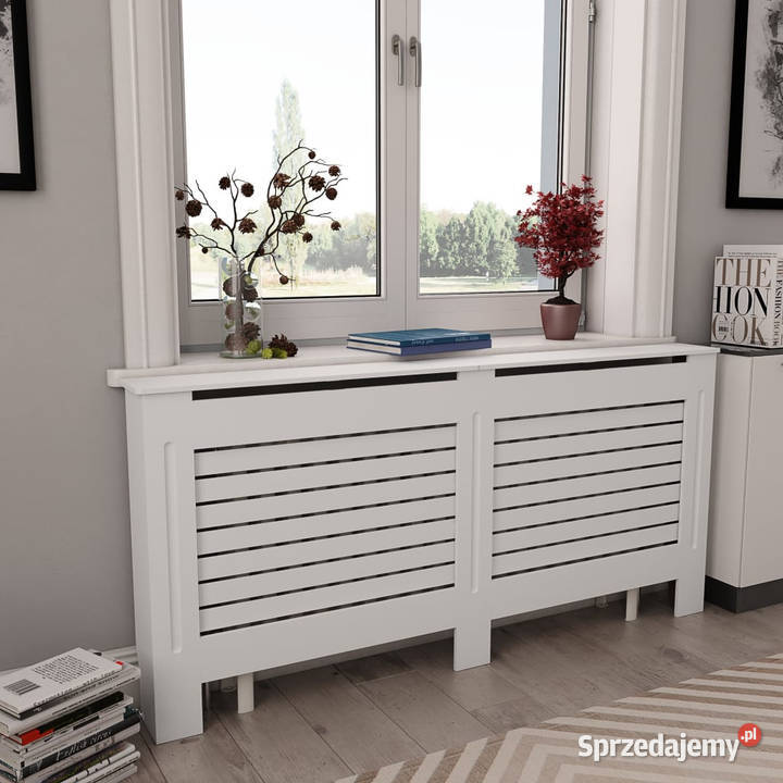 Osłona na kaloryfer biała 172x19x815 MDF Warszawa