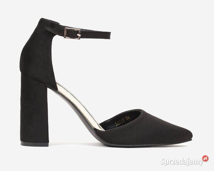 Damskie buty czułenka eleganckie na słupku z pomorskie