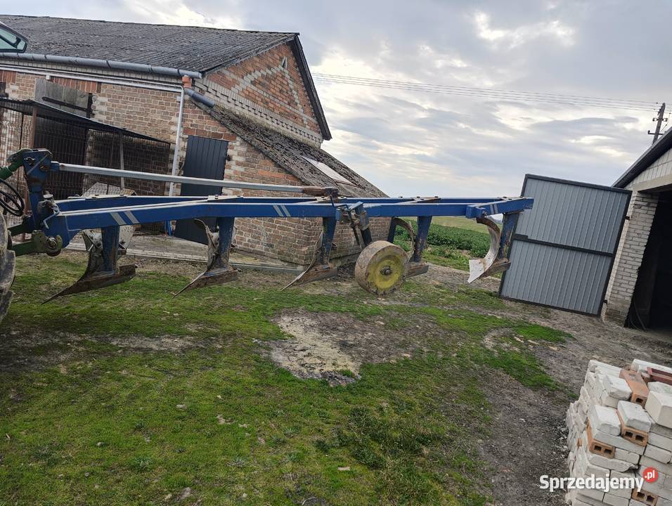 Pług 5 Skibowy Duzy nieuszkodzony Mełgiew