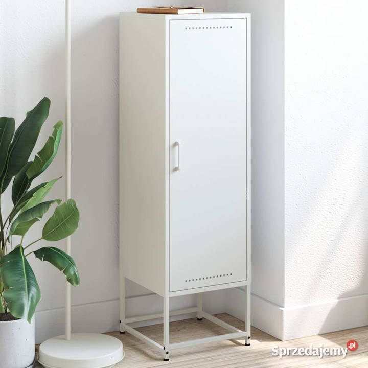 Szafka biała 36x39x123 stal WM846529 Warszawa