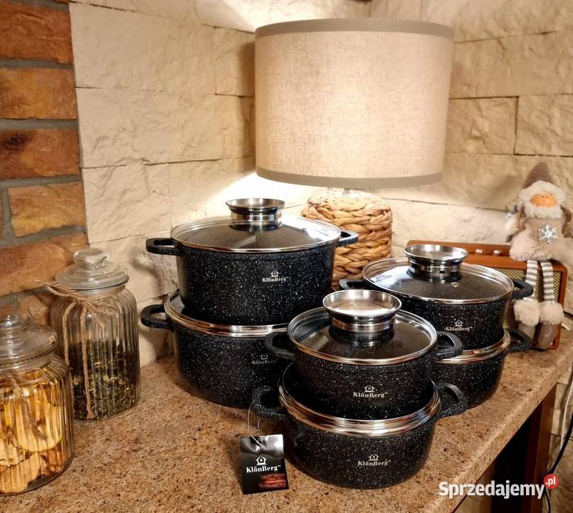 Garnki marmurowe 6 Łódź sprzedam