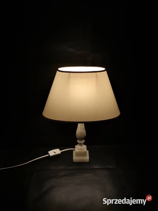 Francuska Lampa Z Marmurową Stopą Poddębice