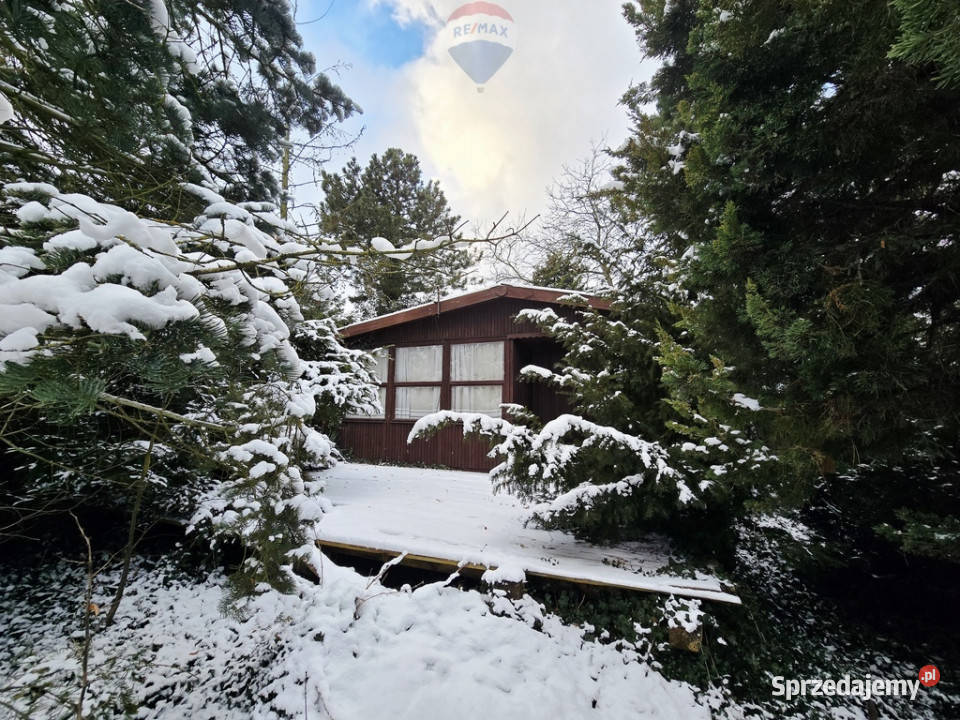 Na sprzedaż działka z domkiem jeziora Niepruszewo