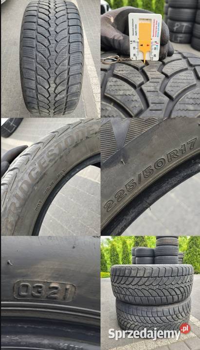 Opony BRIDGESTONE 2255017 zima 4 sztuki 300 Samochodowe