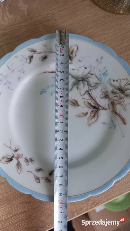Porcelana Kuzniecow carska Rosja talerze 3 śląskie Tychy