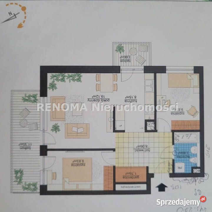 Mieszkanie na sprzedaż 6145m2 3 pokojowe podlaskie Białystok