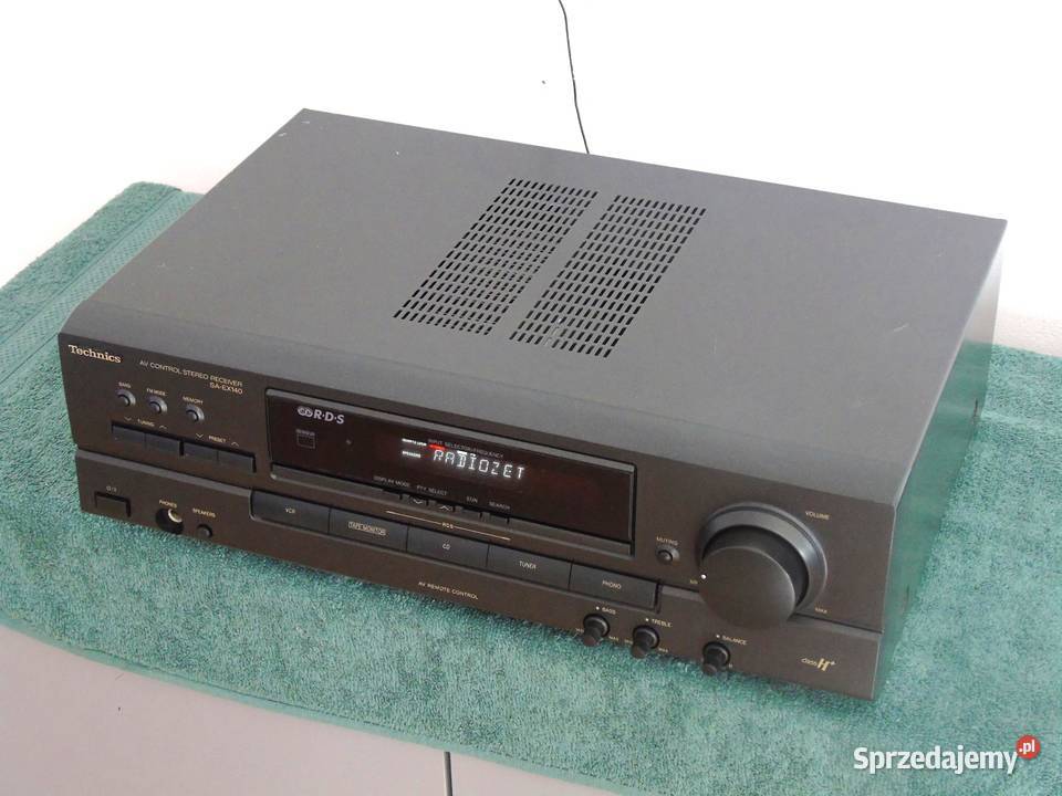 Wzmacniacz z radiem Technics SAEX140 mocny i Amplitunery