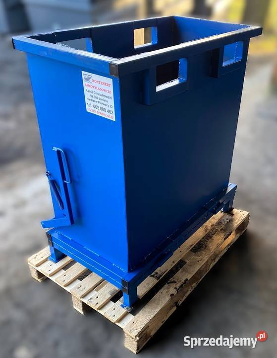Kontener z otwieranym dnem 05m3 koliba Niedrzew Pierwszy sprzedam