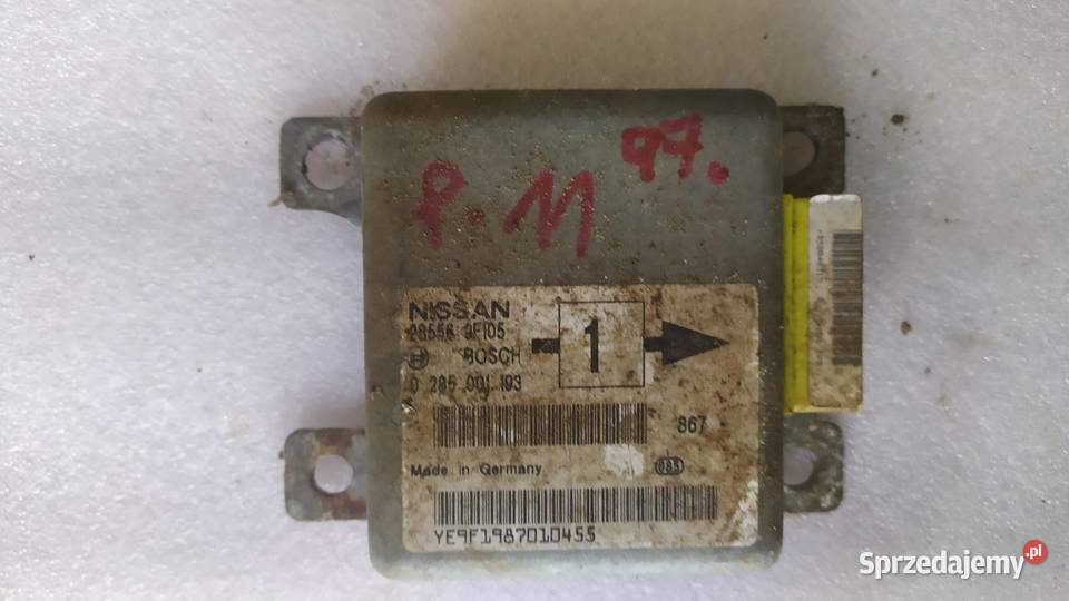 Nissan Primera P11 Sterownik moduł Airbag Części Byków