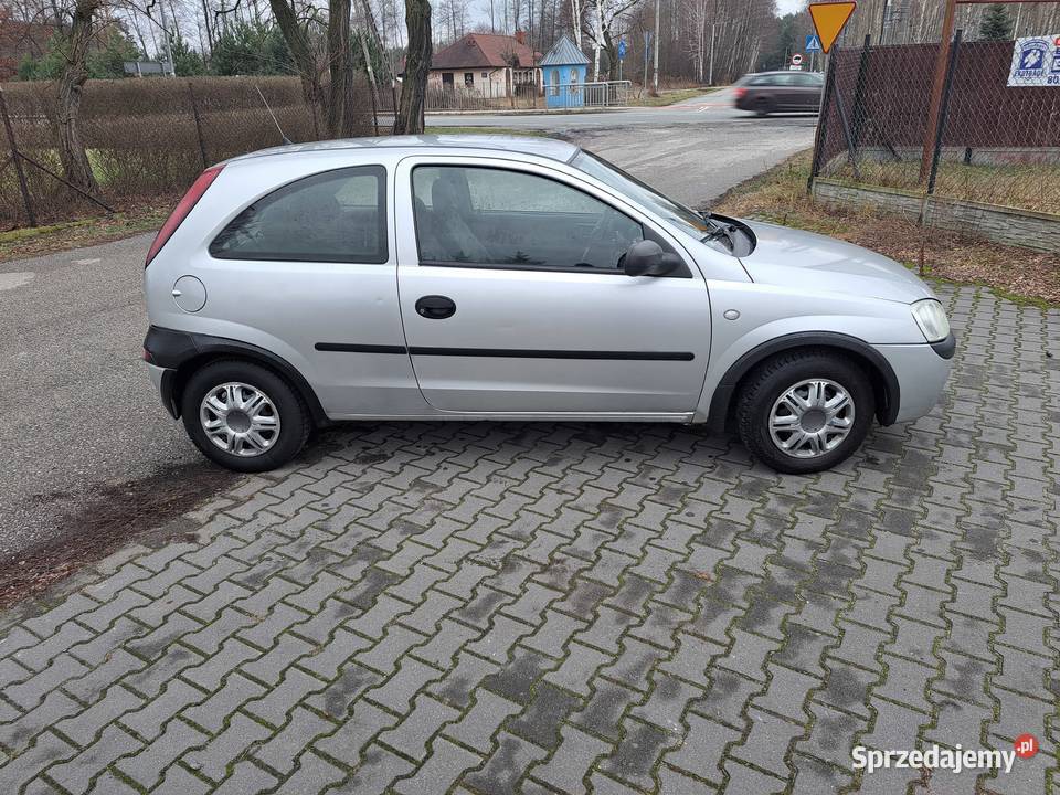 Sprzedam ładnego Opla Corsa C 10 benzyna 2003r 55KM mazowieckie Żyrardów
