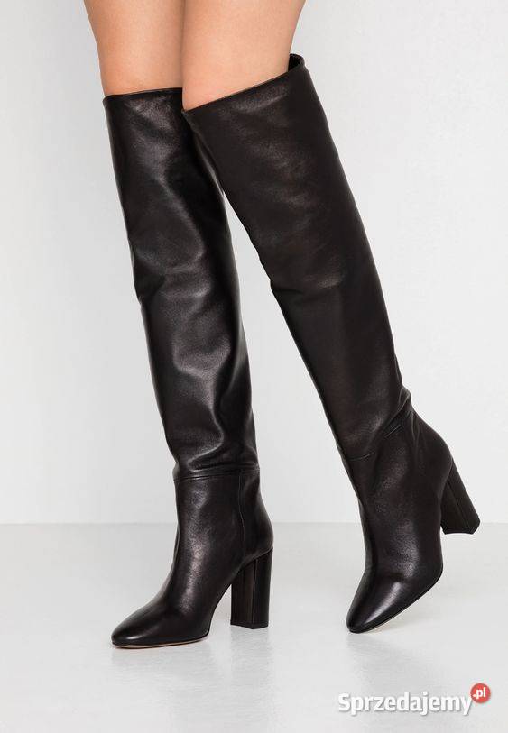 Kozaki Minelli Vlada KOLANO wygodny obcas skóra Białystok