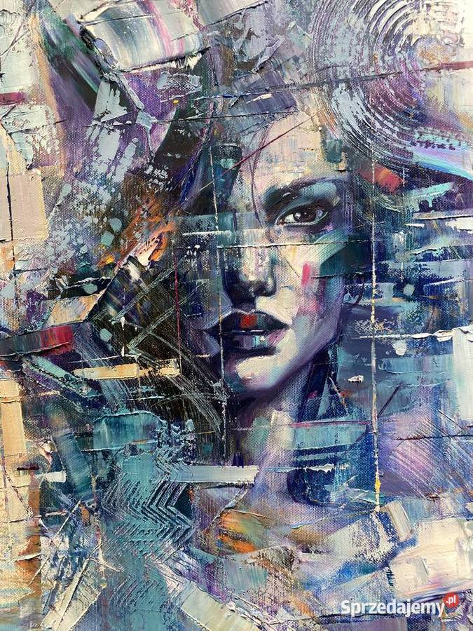 Pitsko Giennadij 50x40 Nimfa obraz olejny Rumia