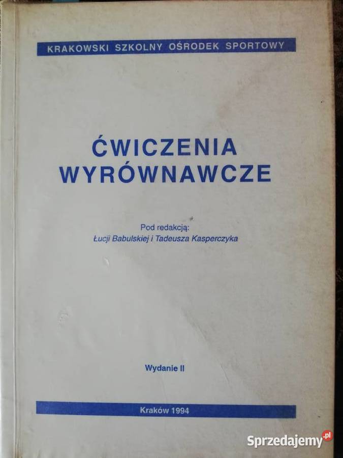 Ćwiczenia wyrównawcze Ł Babulska T Kasperczyk