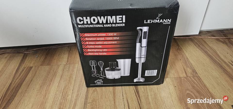 Blender ręczny Lehmann CHOWMEI 1200 W srebrny Szprotawa