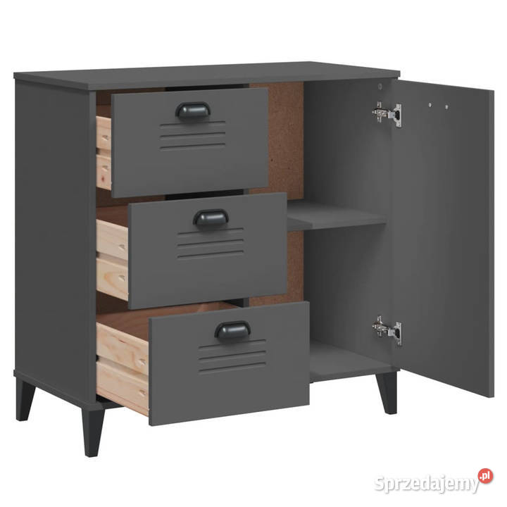Szafka VIKEN antracytowa 80x40x80 materiał Warszawa sprzedam