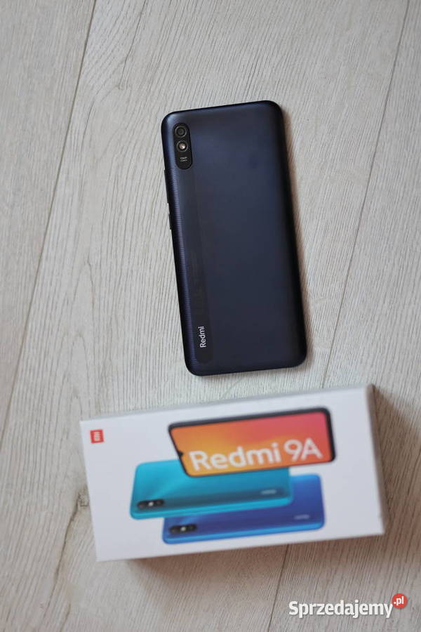 Telefon Xiaomi Redmi 9A granat 64 GB 2 etui Stąporków