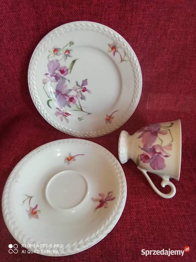 Filiżanka z talerzykiem deserowym CT 1928 r Gdańsk