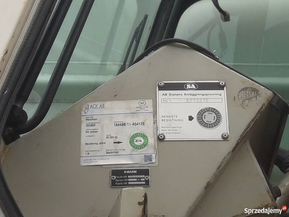 DŹWIG FAUN RTF 403 Maszyny budowlane Chmielnik