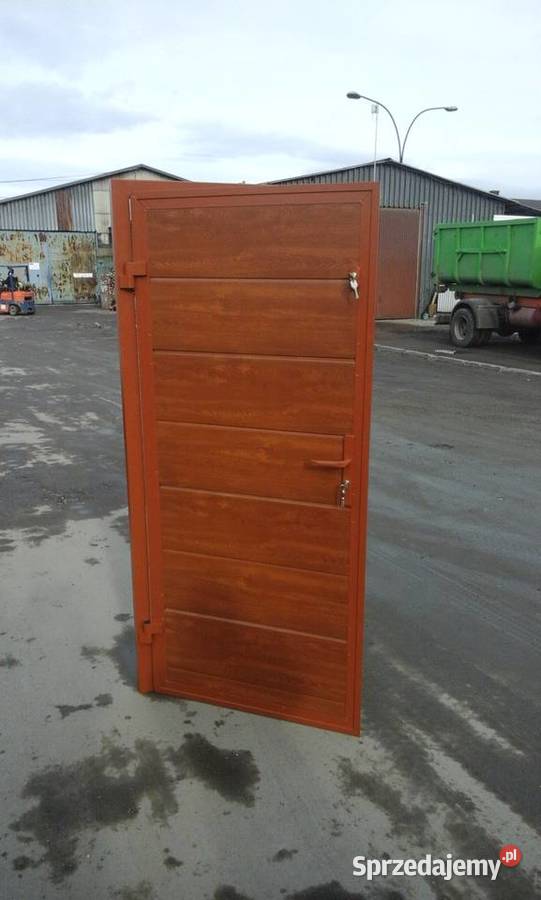 Drzwi boczne aluminiowe panelowe Drzwi i okna Nowy Sącz