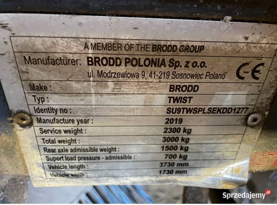 Broddway Wasa Zamiatarka Broddson Brodd Twist Pozostałe Wrocław