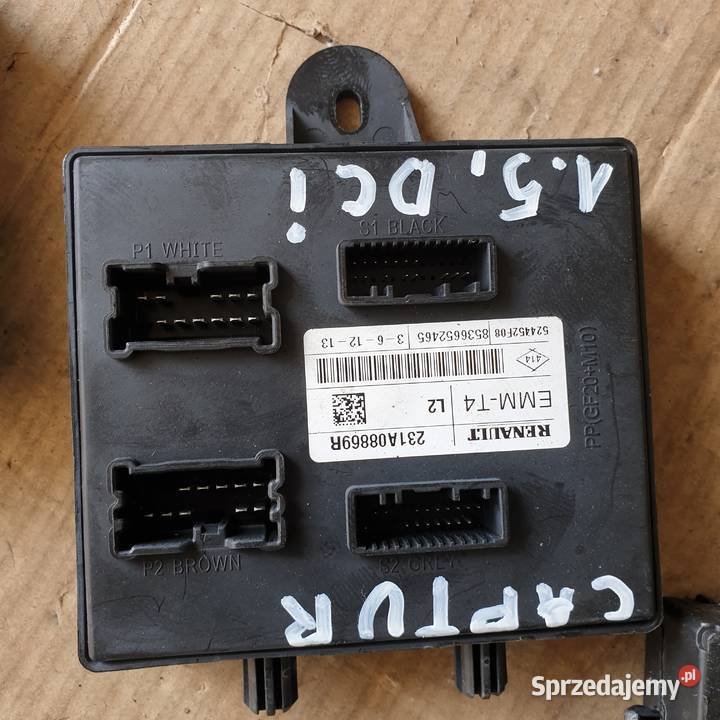 RENAULT CAPTUR I MODUL STEROWNIK EMM 231A08869R osobowe kujawsko-pomorskie