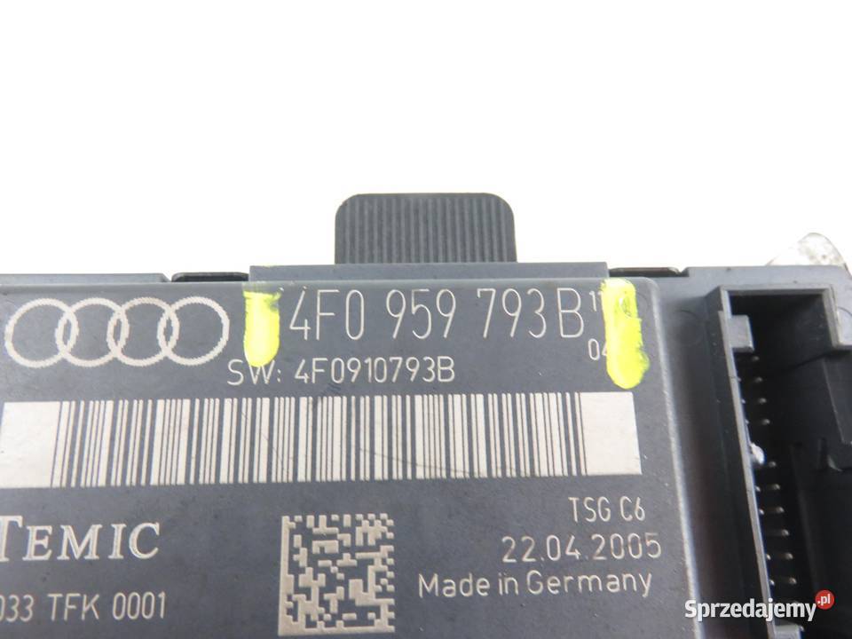 MODUŁ DRZWI AUDI A6 C6 4F0959793B małopolskie