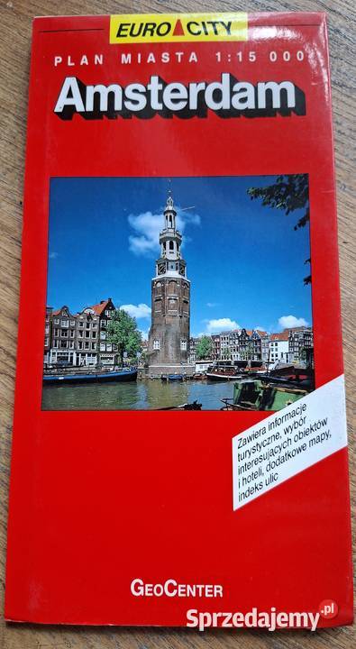 Amsterdam 1 15 000 Euro City plan miasta Kraków