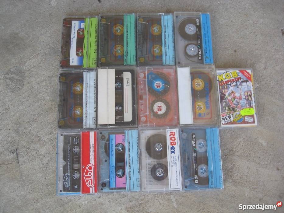 Kasety Gry do Commodore 13 Sprawne Grodziczno sprzedam