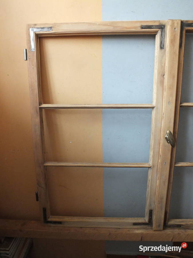 Stare okna drewnianeokoło 1940 piękne komplet Pozostałe Bielawa